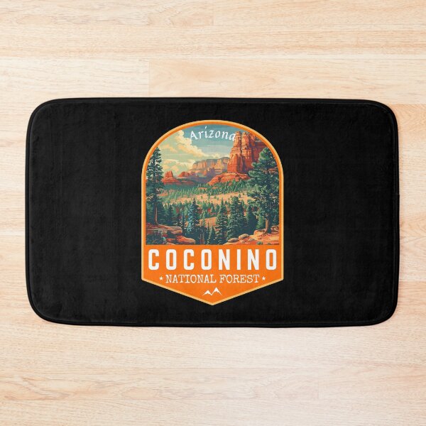 Item preview, Coconino National Forest in Arizona, USA Retro Travel Art Emblem designed and sold by MaateoDesign.