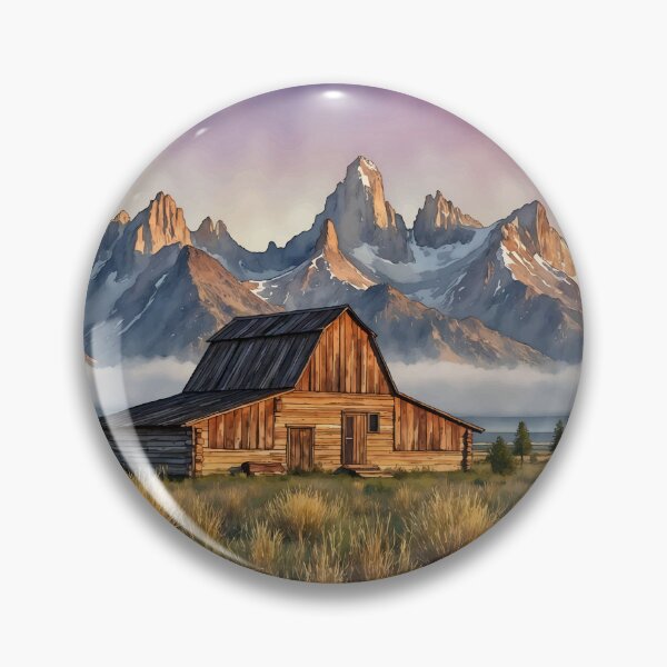 Item preview, Grand Teton National Park Wyoming Watercolor Art designed and sold by Magnolia Valley Art.