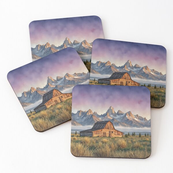 Item preview, Grand Teton National Park Wyoming Watercolor Art designed and sold by Magnolia Valley Art.