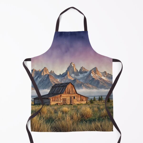 Item preview, Grand Teton National Park Wyoming Watercolor Art designed and sold by Magnolia Valley Art.