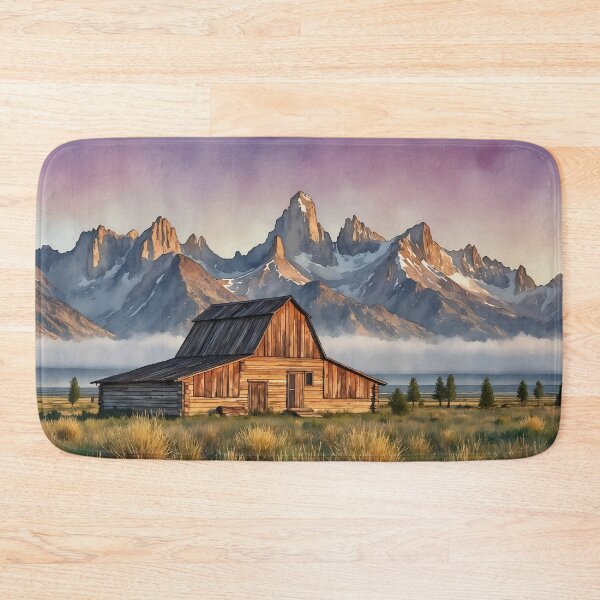 Item preview, Grand Teton National Park Wyoming Watercolor Art designed and sold by Magnolia Valley Art.
