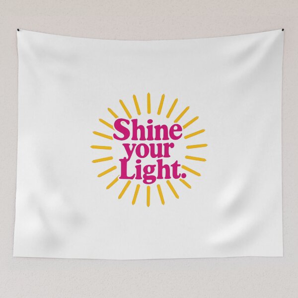 Item preview, Shine Your Light Inspirational Sunburst Design designed and sold by Wear2Transform.