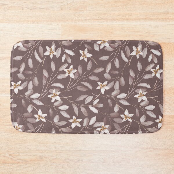 Item preview, Taupe Eucalyptus Floral Pattern – Soft Neutral Botanical Design designed and sold by coshe.
