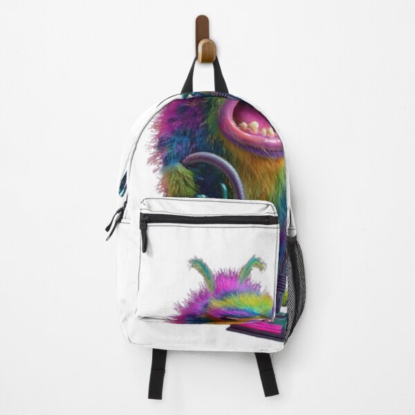 Item preview, Cartoon Monster with Vacuum Cleaner designed and sold by AlexLineArt.