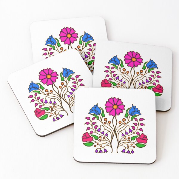 Item preview, Woodland Floral Design Vibrant Indigenous Art designed and sold by WAWEZHI.