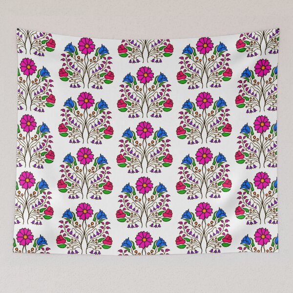 Item preview, Woodland Floral Design Vibrant Indigenous Art designed and sold by WAWEZHI.