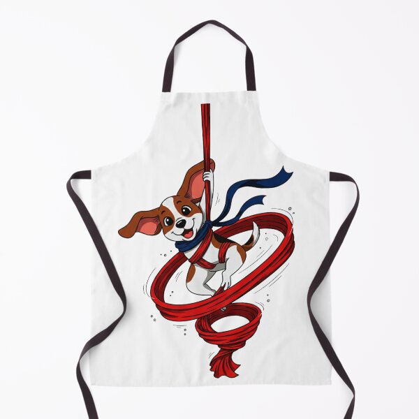 Item preview, Aerial Yoga, Yoga dog, dog doing Aerial Yoga designed and sold by AddlPoolart.