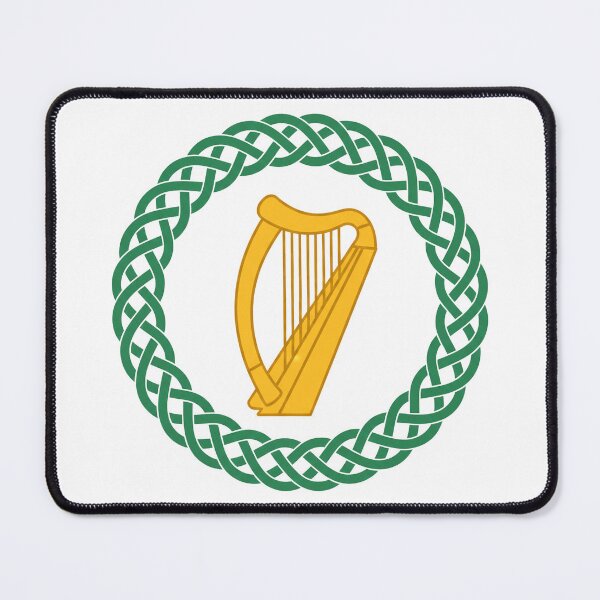 Item preview, Irish Harp Celtic Knot National Heritage Emblem designed and sold by Original-It-Tee.