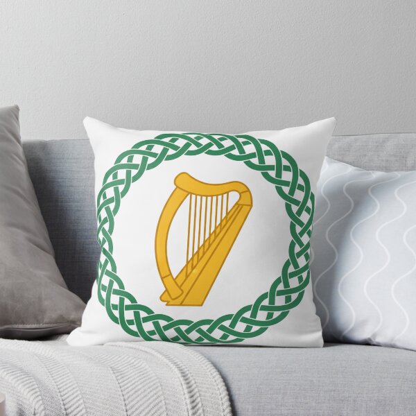 Item preview, Irish Harp Celtic Knot National Heritage Emblem designed and sold by Original-It-Tee.