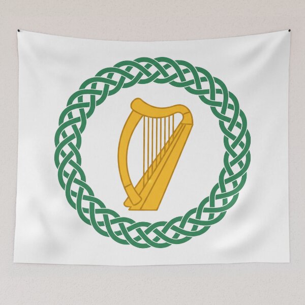 Item preview, Irish Harp Celtic Knot National Heritage Emblem designed and sold by Original-It-Tee.