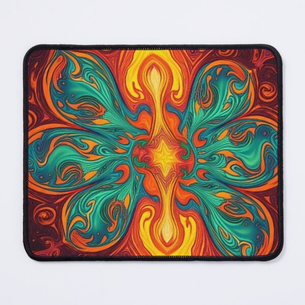 Item preview, Flame Bloom – Psychedelic Abstract Energy Art designed and sold by M22--.