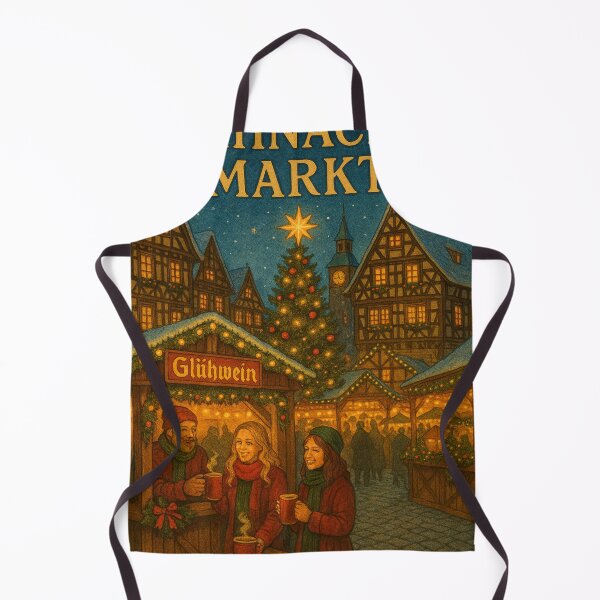 Item preview, Vintage German Christmas Market Nostalgic Illustration designed and sold by Lyvion design.