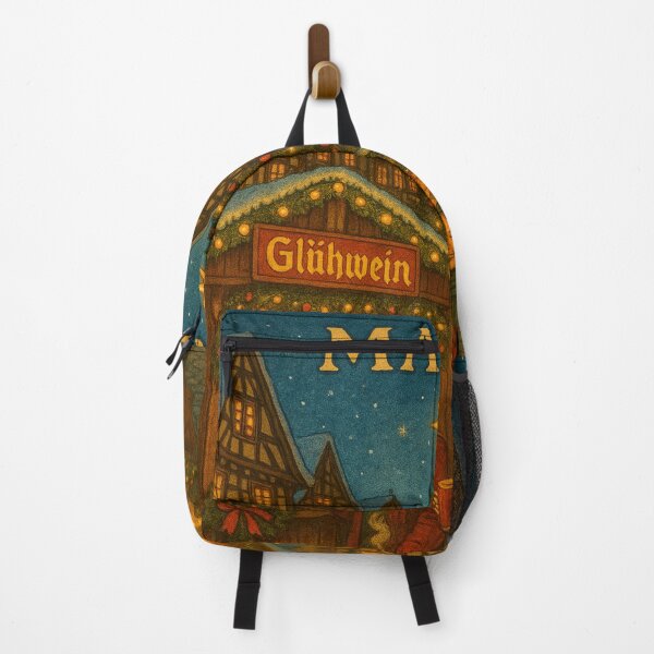 Item preview, Vintage German Christmas Market Nostalgic Illustration designed and sold by Lyvion design.