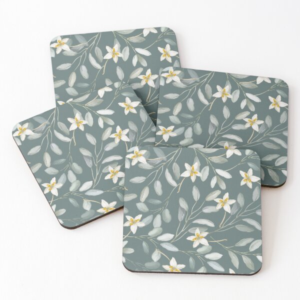Item preview, Soft Sage Eucalyptus Floral Pattern – Botanical Leaves Design designed and sold by coshe.