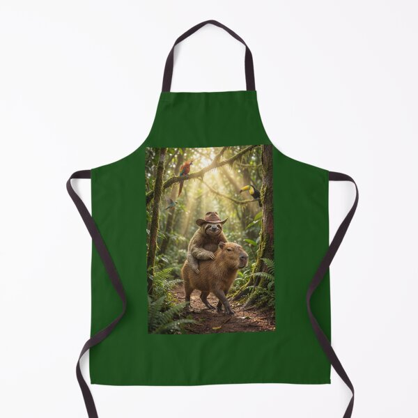 Item preview, Outback Sloth Rides Capybara designed and sold by Tridentulus.