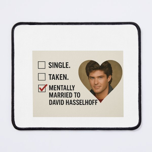 Item preview, David hasselhoff - Mentally married to christmas birthday boyfriend meme funny prank designed and sold by CheeseBlueprint.