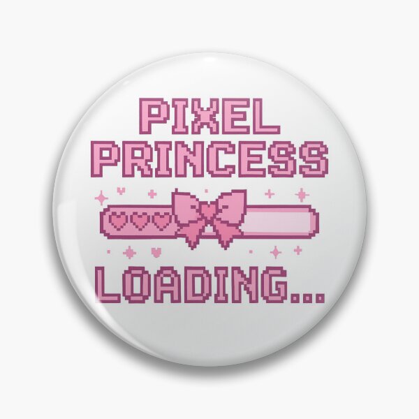 Item preview, Pixel Princess Loading Retro Pixel Art designed and sold by Trend Drops Mad.