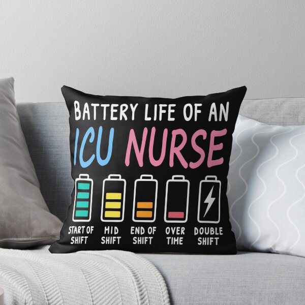 Item preview, Battery life of an ICU nurse humor chart designed and sold by HandicraftArt.