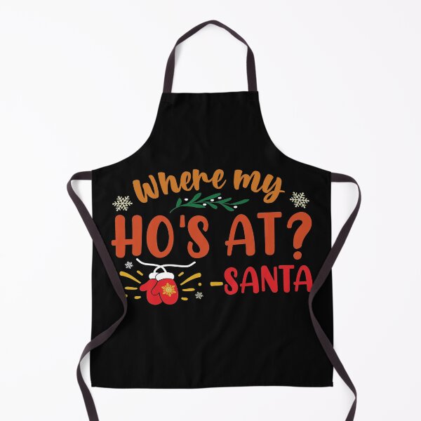Item preview, Funny Santa Where My Hos At Christmas Design designed and sold by Maniutek.