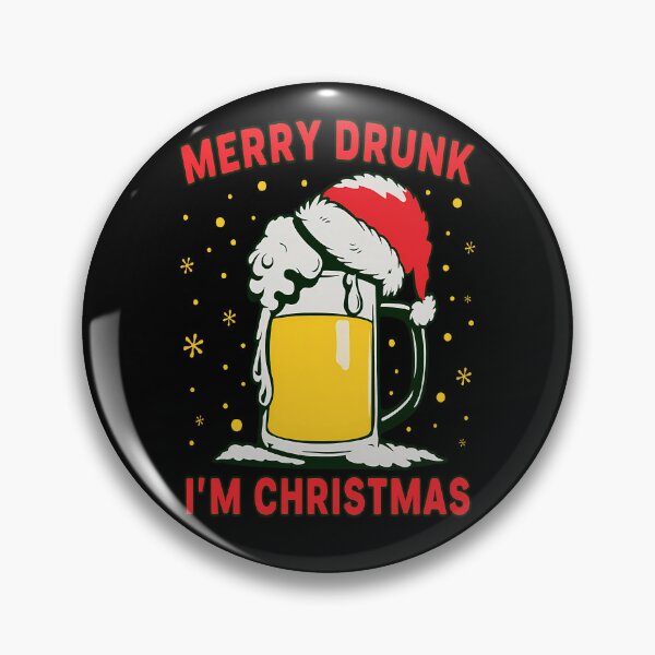 Item preview, Merry Drunk Christmas Beer Mug designed and sold by DariusZD.