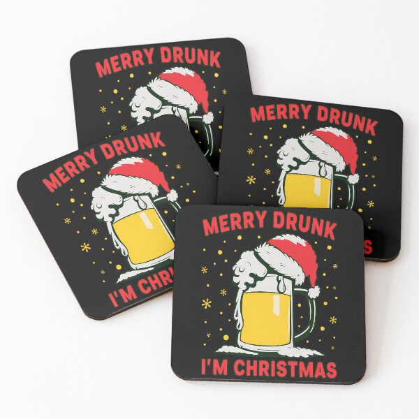 Item preview, Merry Drunk Christmas Beer Mug designed and sold by DariusZD.