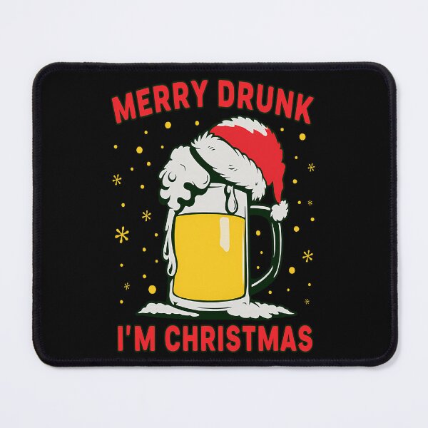 Item preview, Merry Drunk Christmas Beer Mug designed and sold by DariusZD.