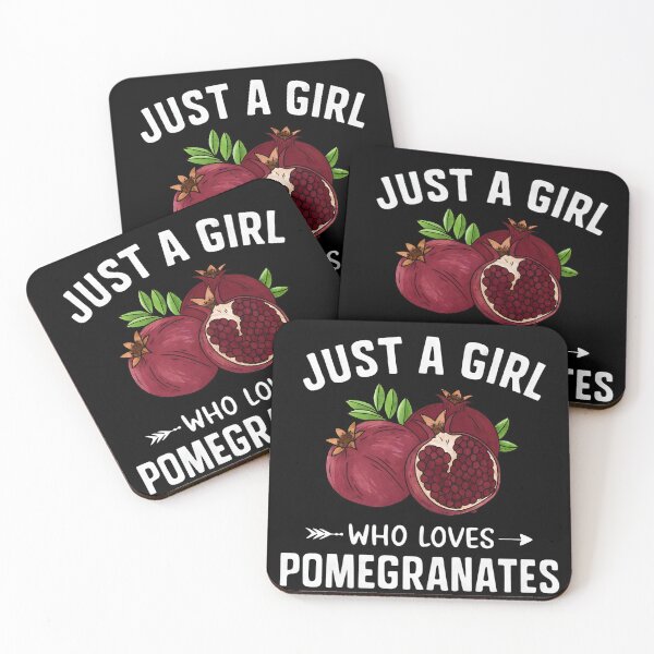 Item preview, Just A Girl Who Loves Pomegranates - Cute Fruit Lover & Vegan Gift designed and sold by SlocifieShop.