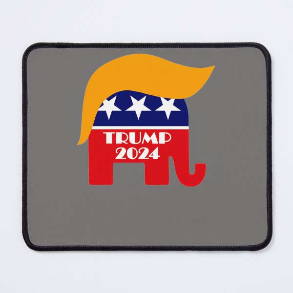 Item preview, RE-ELECT-PRESIDENT-TRUMP-2024-REPUBLICAN-ELEPHANT-HAIR-LOGO designed and sold by BiancBaader.