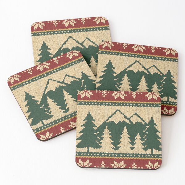 Item preview, Ugly Sweater Knit — Forest Tree Pattern designed and sold by BROHLine Studio.