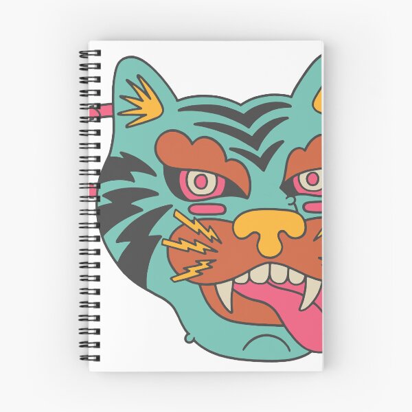 Item preview, Neon Retro Tiger Mask Illustration designed and sold by andry01.