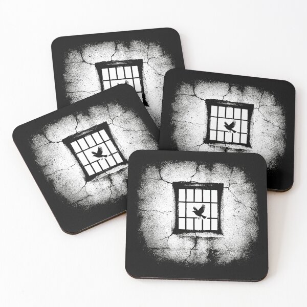 Item preview, Lark Bird Prison Stencil High Contrast Irish Freedom designed and sold by Original-It-Tee.