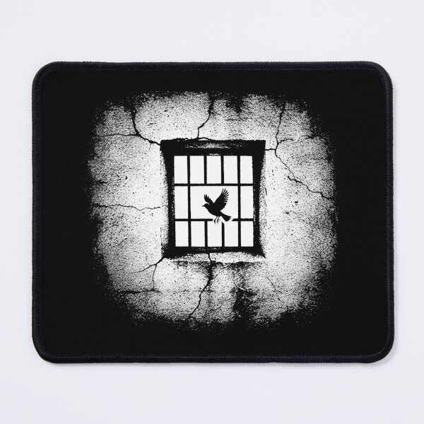Item preview, Lark Bird Prison Stencil High Contrast Irish Freedom designed and sold by Original-It-Tee.