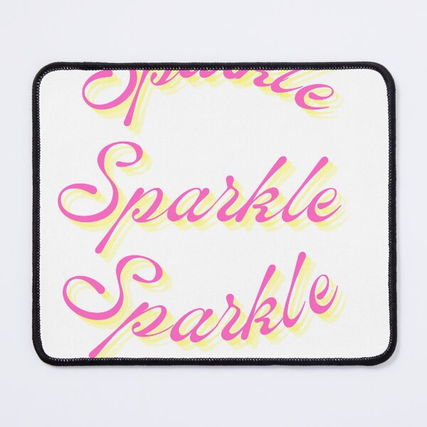 Item preview, Sparkle Sparkle Sparkle - 3D Pink Typography White designed and sold by Extremeallie.