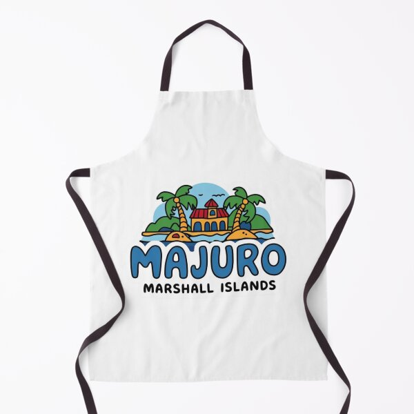 Item preview, Majuro Marshall Islands | Tropical Atoll Travel Illustration designed and sold by KiValuate.