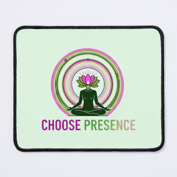 Item preview, Choose presence meditation and yoga lovers designed and sold by WAMTEES.