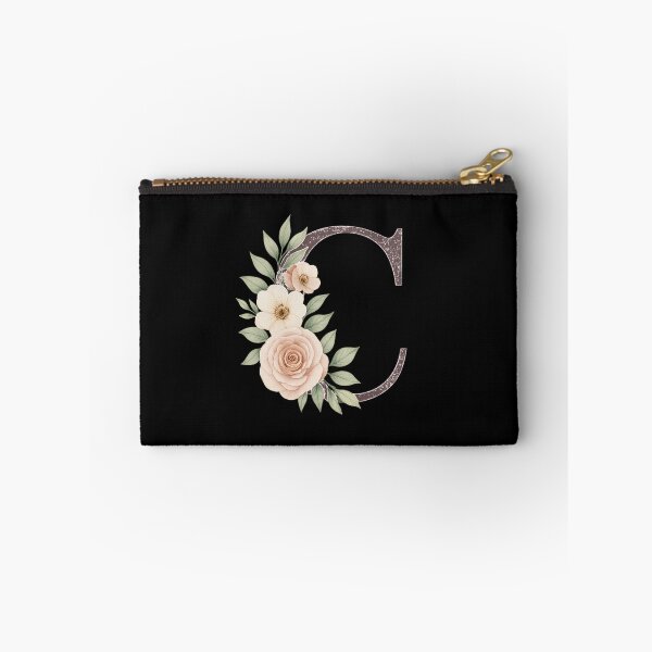 Item preview, Floral Letter C Monogram – Blush Rose Initial C designed and sold by PunchDrop.