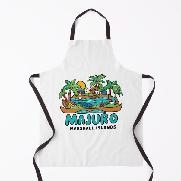 Item preview, Majuro Atoll | Pacific Ocean Paradise Retro Badge designed and sold by KiValuate.