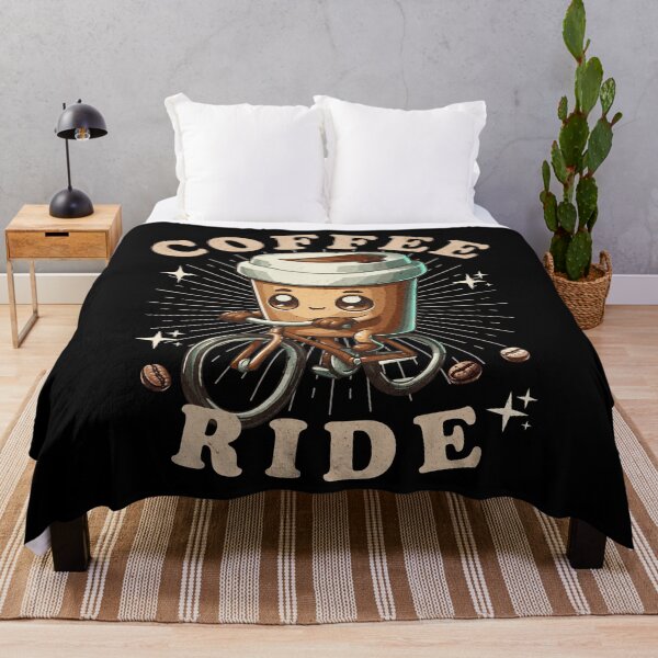 Item preview, coffee ride bikes and coffee Cute Bicycle Caffeine Lover Cyclist designed and sold by ZuToMi.