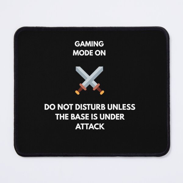 Item preview, Funny Gamer Focus Quote - Base Under Attack Pixel Art Retro Gaming designed and sold by JonyDG.