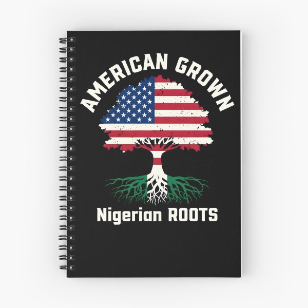 Artikelvorschau, Amerikanischer Flaggenbaum mit nigerianischen Wurzeln – Patriotisches Erbe entworfen und verkauft von Auchi_Verse.
