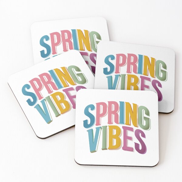 Item preview, Spring Vibes Pastel Lettering – Cute Seasonal Typography designed and sold by DuncanMaxStar .