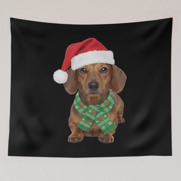 Item preview, Christmas Dachshund Magic designed and sold by ZabCreation.