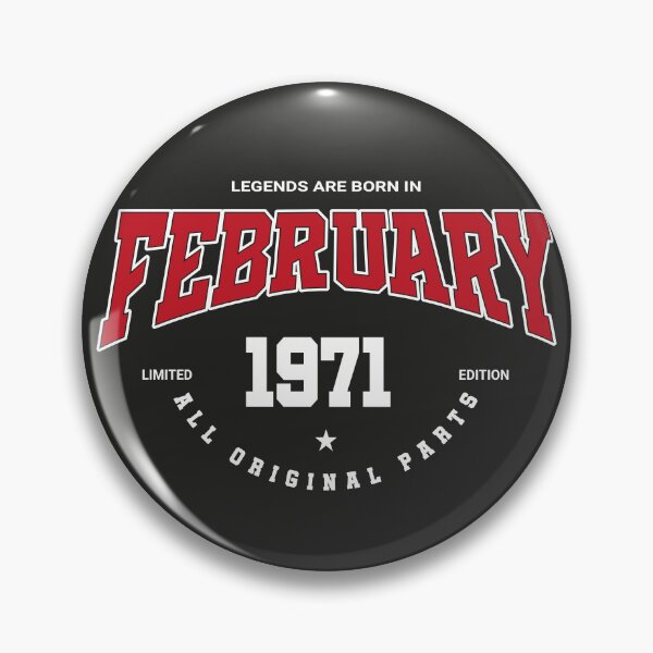 Item preview, February legends 1971 designed and sold by HB Shirts.