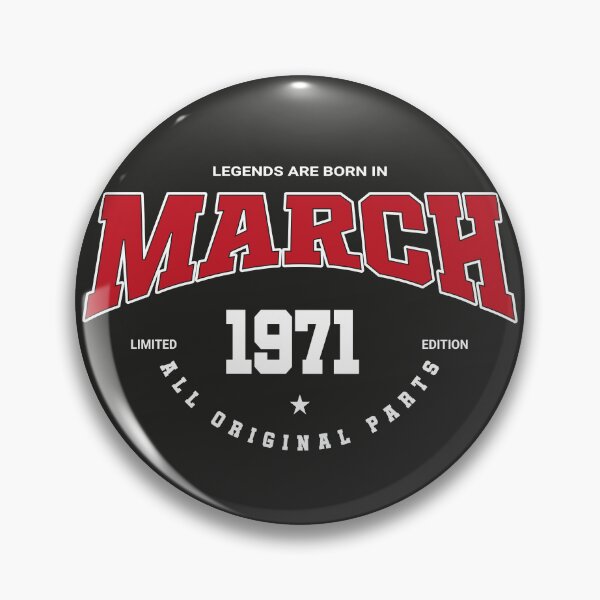 Item preview, March legends 1971 designed and sold by HB Shirts.