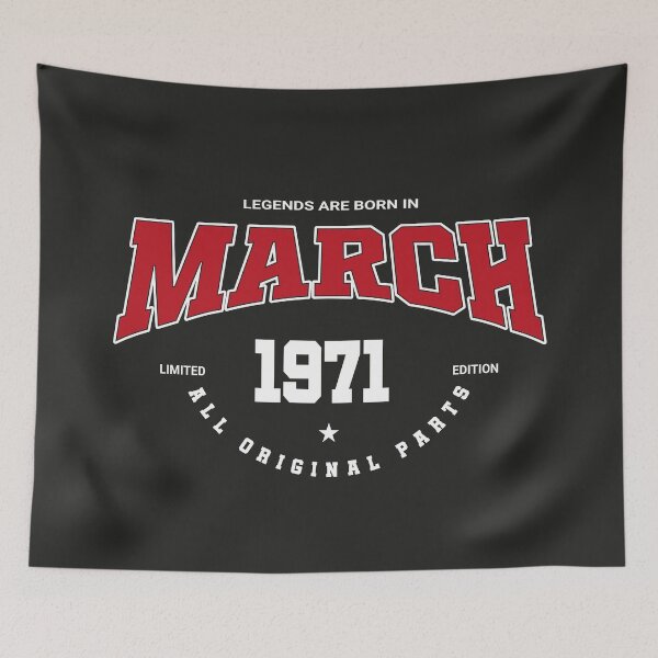 Item preview, March legends 1971 designed and sold by HB Shirts.