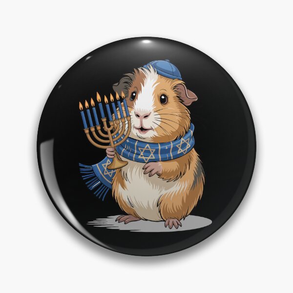 Item preview, Guinea Pig with Menorah designed and sold by jkrphoto.