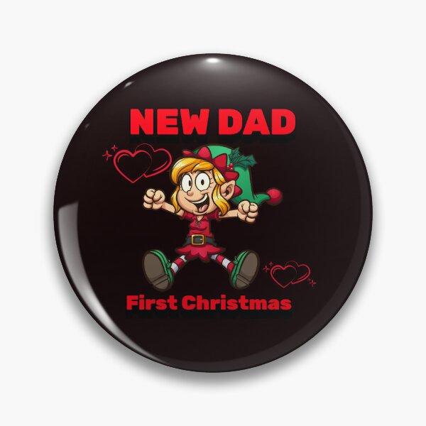 Item preview, New dad first christmas. christmas daddies designed and sold by "Vibe & Style Merch".