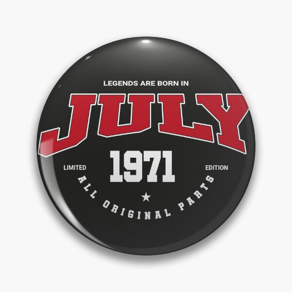 Item preview, July legends 1971 designed and sold by HB Shirts.