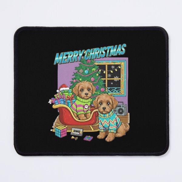 Item preview, Merry Christmas Cockapoo 80s Design! designed and sold by RNTStudio.