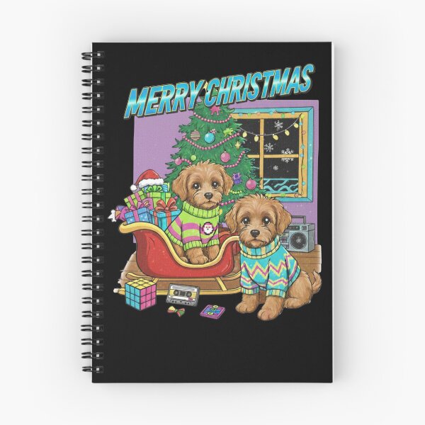 Item preview, Merry Christmas Cockapoo 80s Design! designed and sold by RNTStudio.